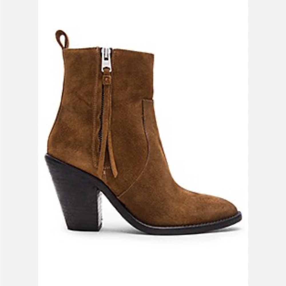 All Saints Brown Ankle Boots